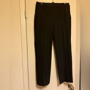 Tiger of Sweden Black Sear-Sucker Cropped Pants